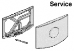 Servisné prvky pre WC - modul